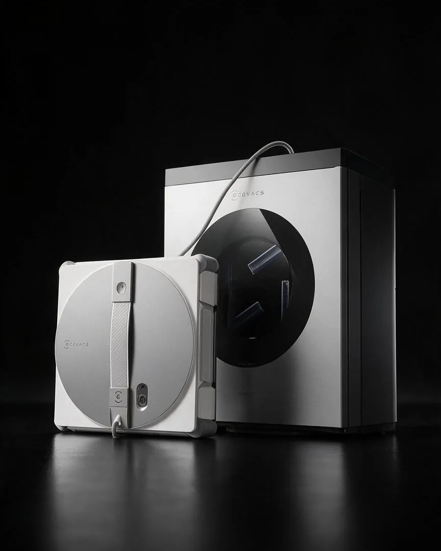 KI-Visualisierung: Ecovacs Winbot W3 Omni
